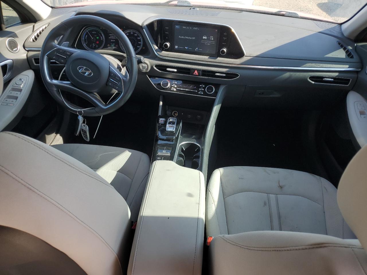 2021 Hyundai Sonata Hybrid VIN: KMHL34JJ2MA024444 Lot: 65262835
