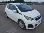 2015 PEUGEOT 108 ACTIVE for sale at Copart SANDTOFT