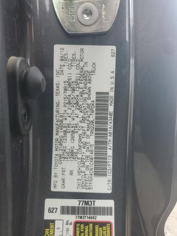 2012 TOYOTA TACOMA   