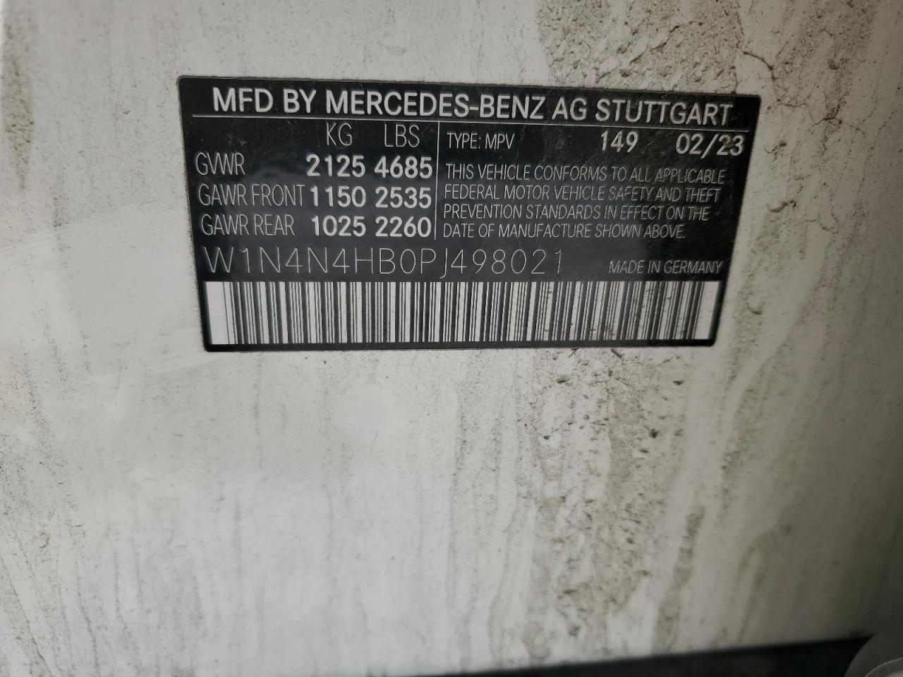 w1n4n4hb0pj498021 W1N4N4HB0PJ498021 2023 Mercedes-Benz Gla 250 4Matic