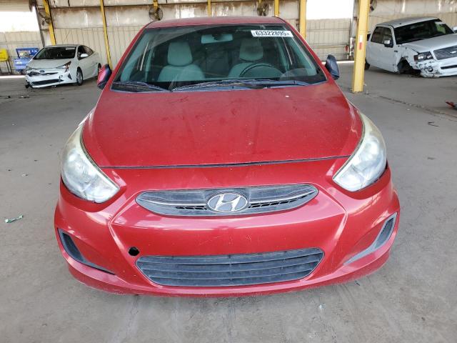  HYUNDAI ACCENT 2016 Красный
