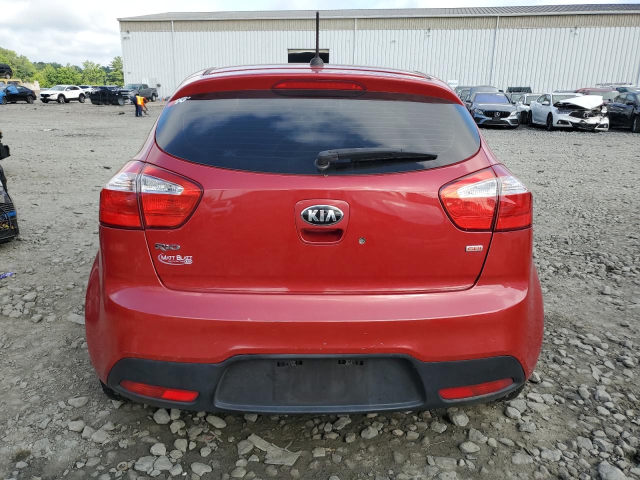 2014 Kia Rio Lx VIN: KNADM5A34E6410443 Lot: 65308675