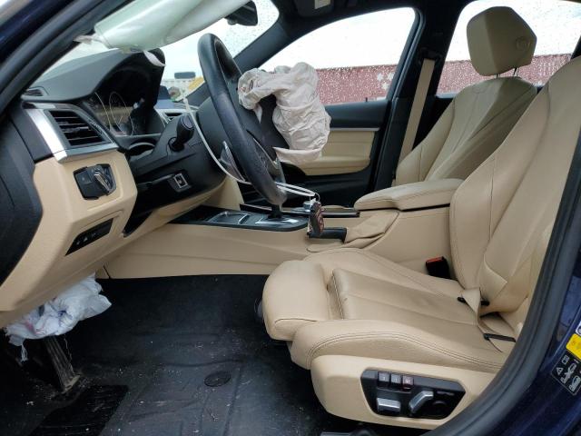  BMW 3 SERIES 2018 Granatowy