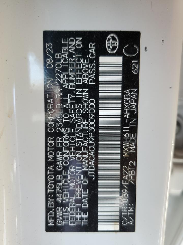 JTDACACU9P3009000 2023 Toyota Prius Prime Se