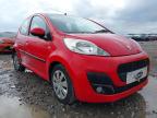 2012 PEUGEOT 107 ACTIVE for sale at Copart YORK