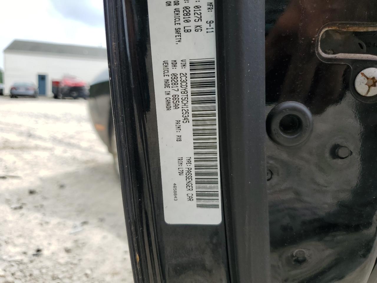 2012 Dodge Challenger R/T VIN: 2C3CDYBT5CH125345 Lot: 64002035