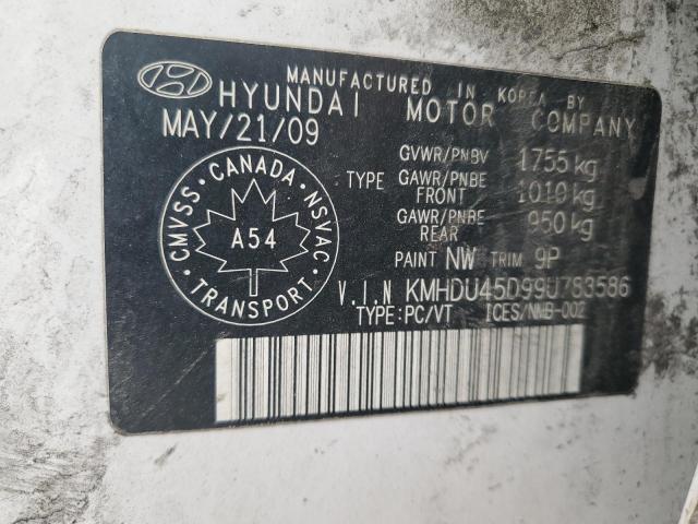 2009 HYUNDAI ELANTRA GLS  