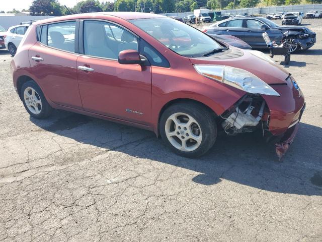  NISSAN LEAF 2013 Red