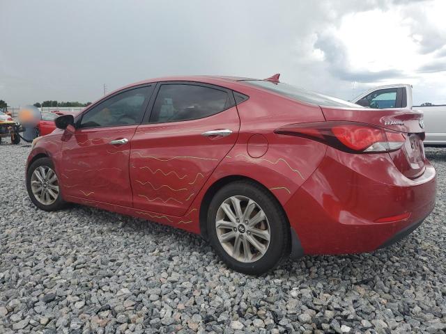  HYUNDAI ELANTRA 2015 Czerwony