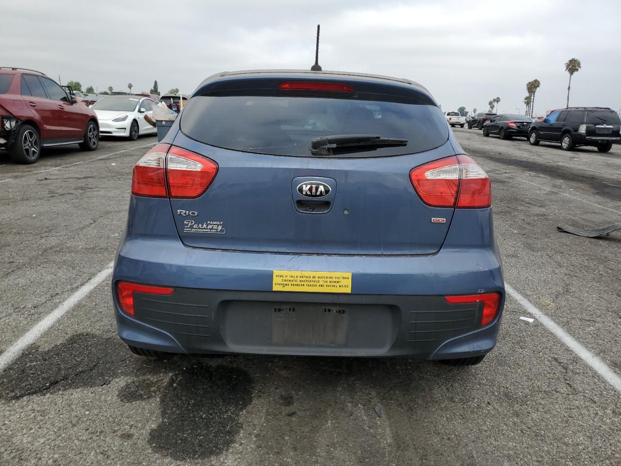 2016 Kia Rio Lx VIN: KNADM5A39G6686278 Lot: 64787245