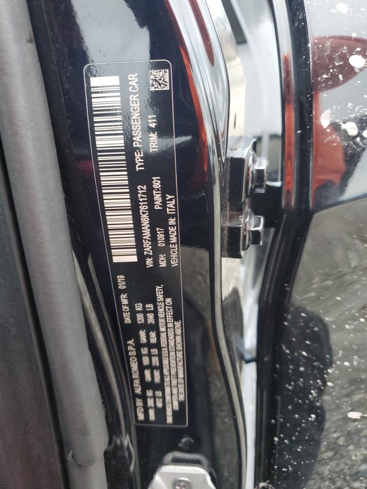 zarfaman8k7611712 ZARFAMAN8K7611712 2019 Alfa Romeo Giulia