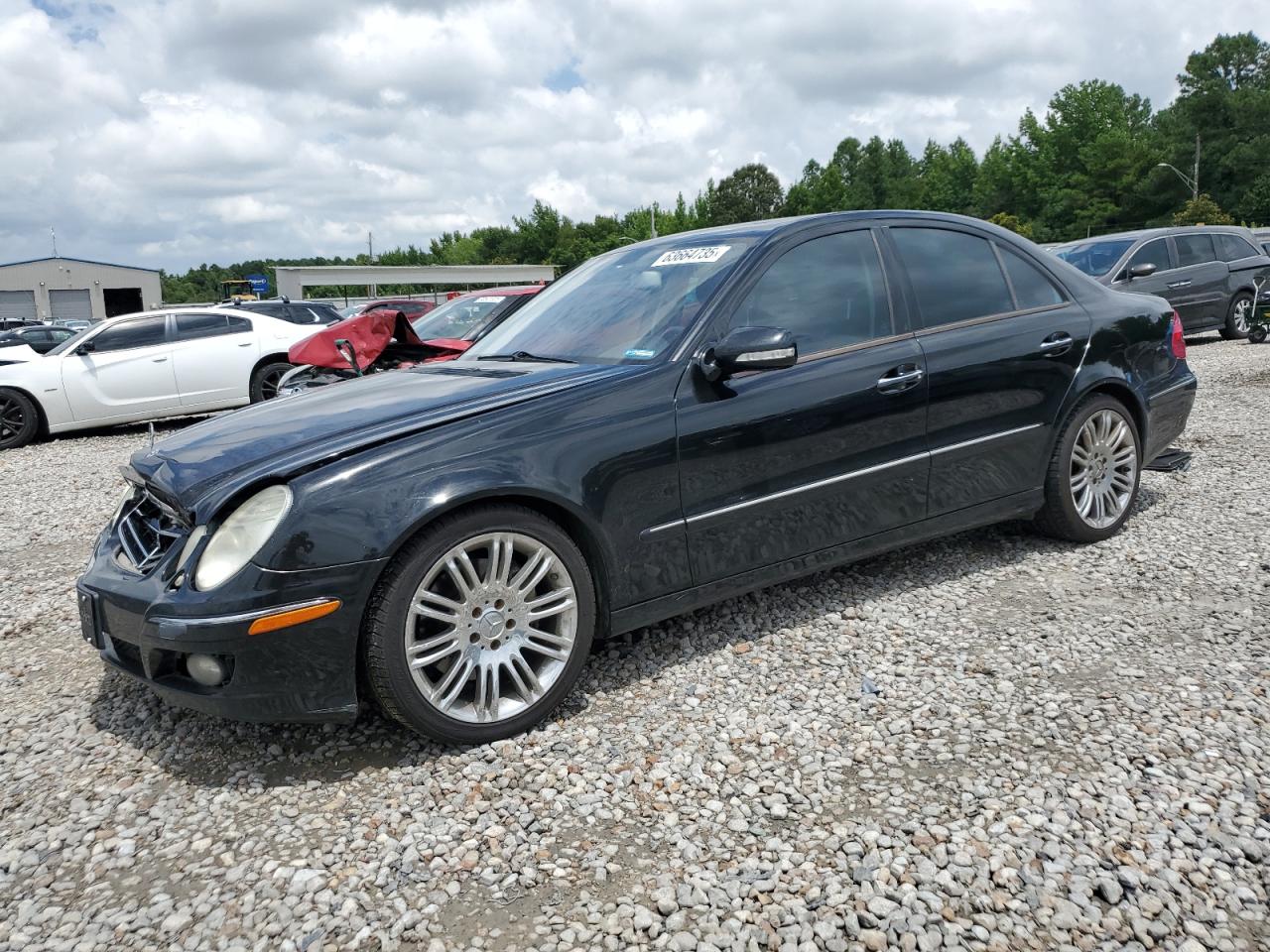 2008 Mercedes-Benz E 350 black null gas WDBUF56X58B310225 photo #1