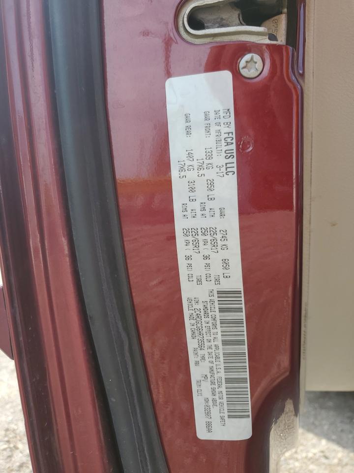 2017 Dodge Grand Caravan Sxt VIN: 2C4RDGCG6HR735564 Lot: 64781545