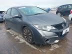 2015 HONDA CIVIC 1.4 I-VTEC SE PLUS 5DR [NAV] for sale at Copart YORK