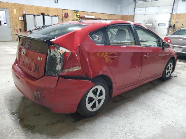  TOYOTA PRIUS 2013 Red