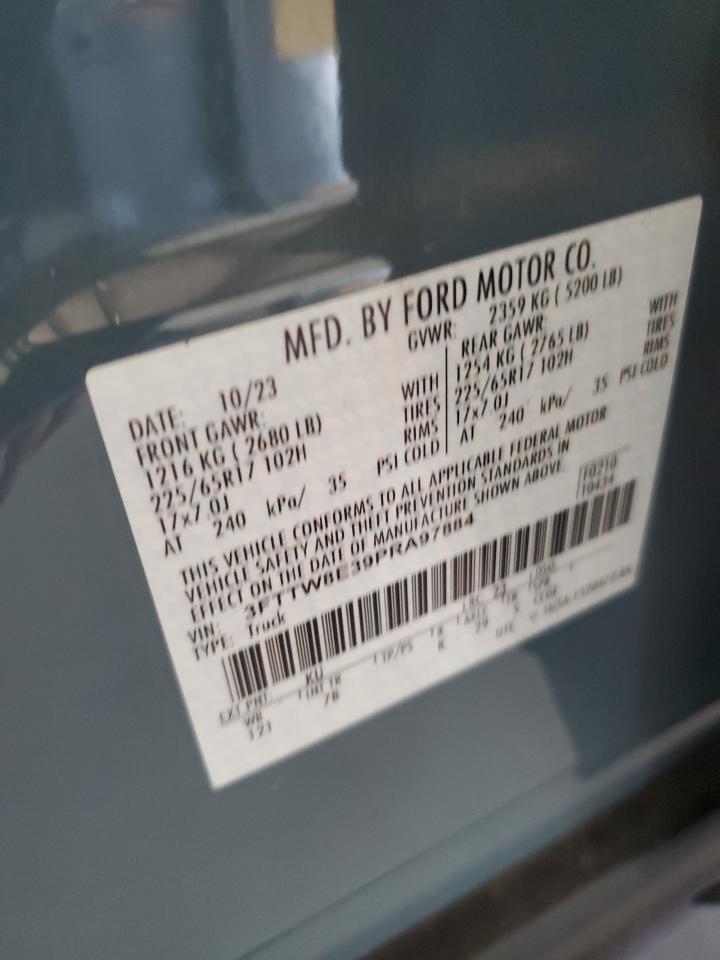 3fttw8e39pra97884 3FTTW8E39PRA97884 2023 Ford Maverick Xl