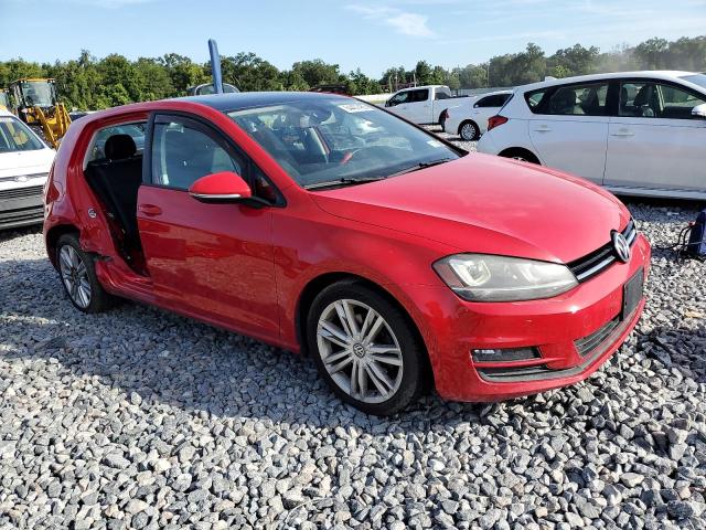  VOLKSWAGEN GOLF 2015 Czerwony