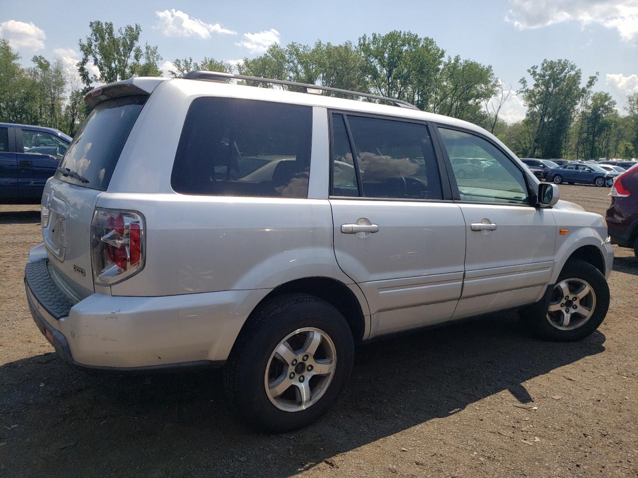 2008 Honda Pilot Se silver null gas 5FNYF18378B054690 photo #4