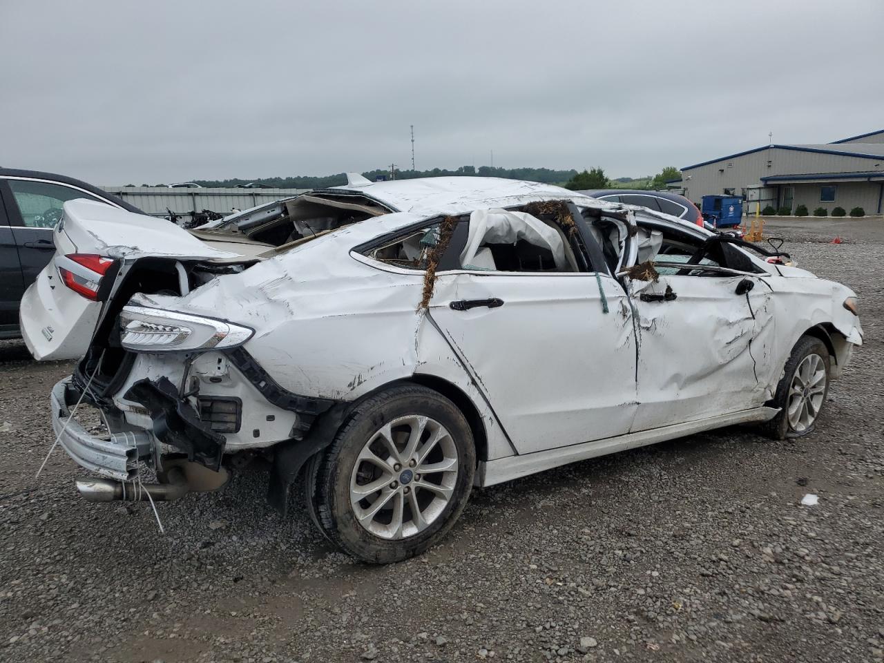 2020 Ford Fusion Se white null gas 3FA6P0HD2LR235300 photo #4