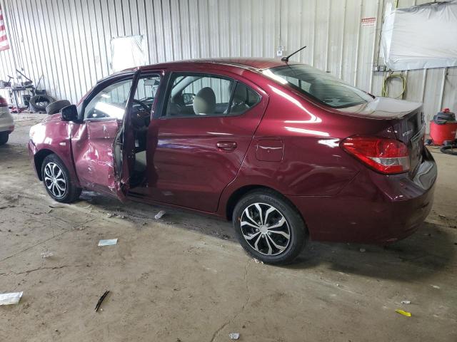  MITSUBISHI MIRAGE 2018 Czerwony