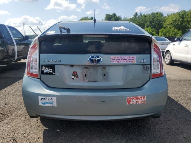 Hatchbacks TOYOTA PRIUS 2014 Teal