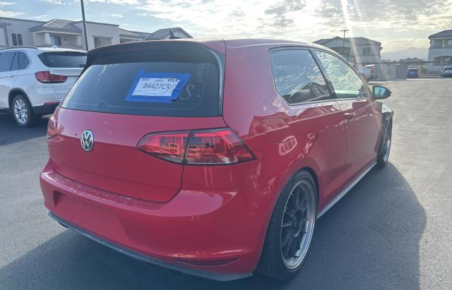 Hatchbacks VOLKSWAGEN GTI 2015 Czerwony