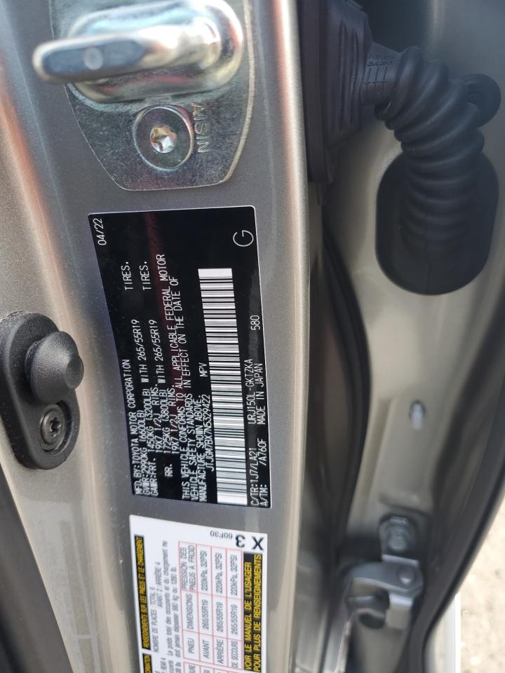 2022 Lexus Gx 460 Luxury VIN: JTJGM7BX7N5329422 Lot: 63987145