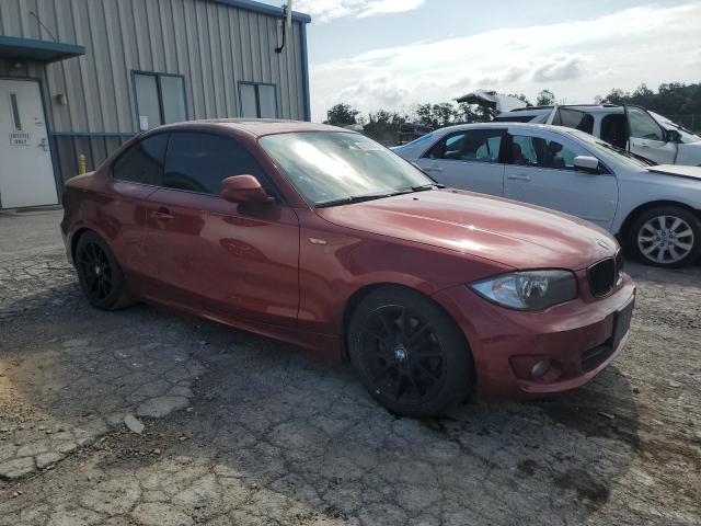  BMW 1 SERIES 2012 Czerwony