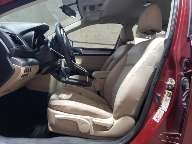 Sedans SUBARU LEGACY 2017 Czerwony