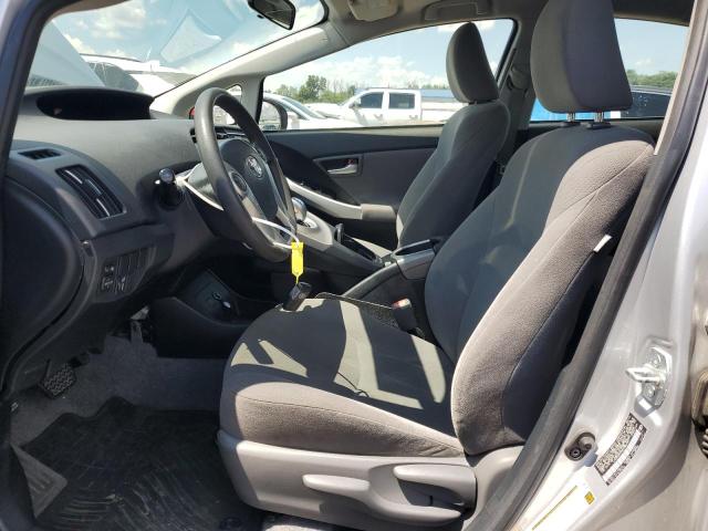 Hatchbacks TOYOTA PRIUS 2014 Srebrny