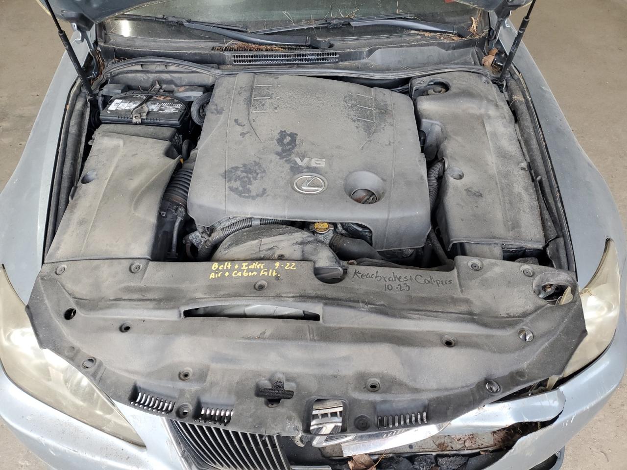 2007 Lexus Is 250 VIN: JTHCK262375010111 Lot: 63382775