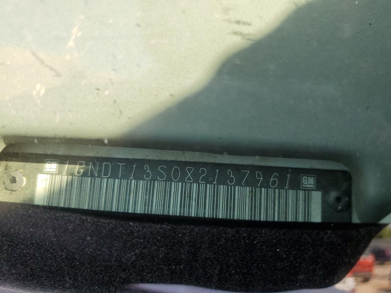 2008 Chevrolet Trailblazer Ls VIN: 1GNDT13S082137961 Lot: 66211985