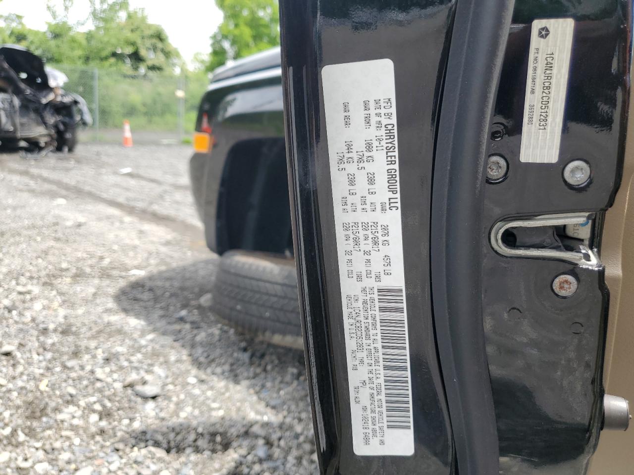 2012 Jeep Patriot Limited VIN: 1C4NJRCB2CD512831 Lot: 62846455
