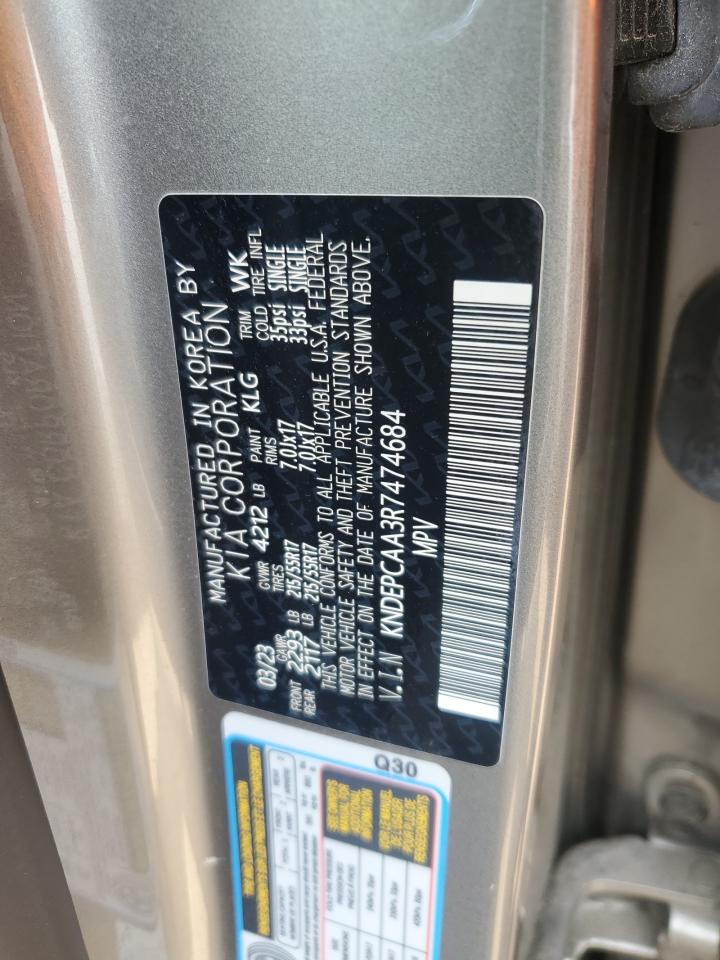 2024 Kia Seltos Lx VIN: KNDEPCAA3R7474684 Lot: 63479195