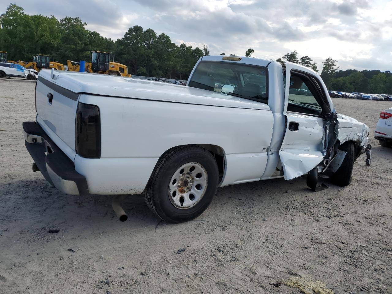 2003 GMC New Sierra C1500 white null gas 1GTEC14X03Z228476 photo #4