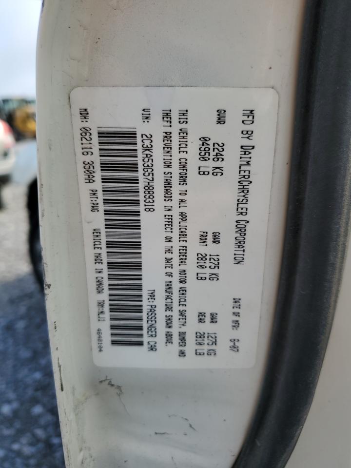 2007 Chrysler 300 Touring VIN: 2C3KA53G57H889318 Lot: 64201075