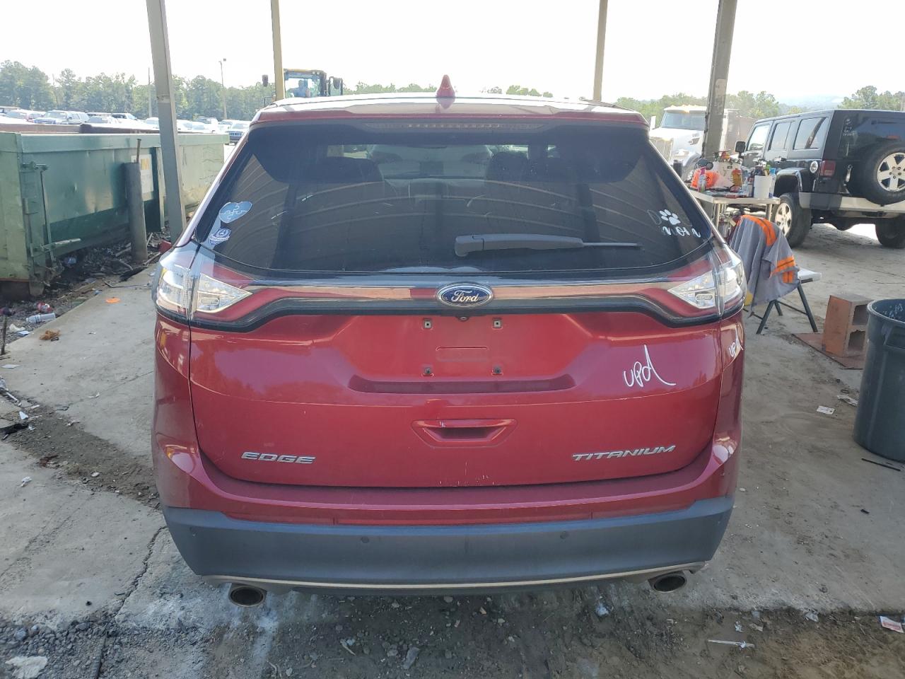 2018 Ford Edge Titanium VIN: 2FMPK3K86JBC57656 Lot: 64668645