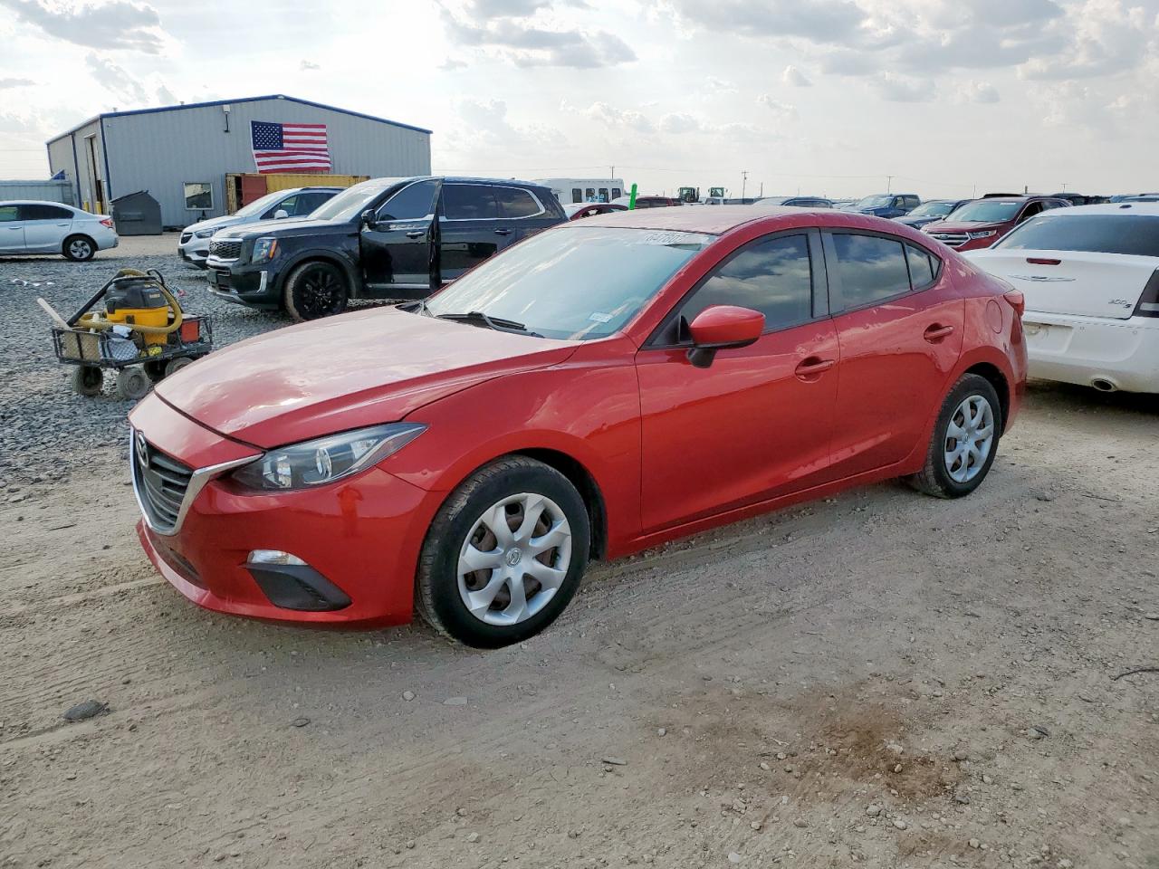 2015 Mazda 3 Sport red null gas 3MZBM1U79FM169401 photo #1