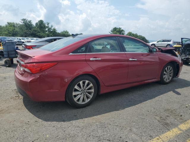  HYUNDAI SONATA 2014 Czerwony