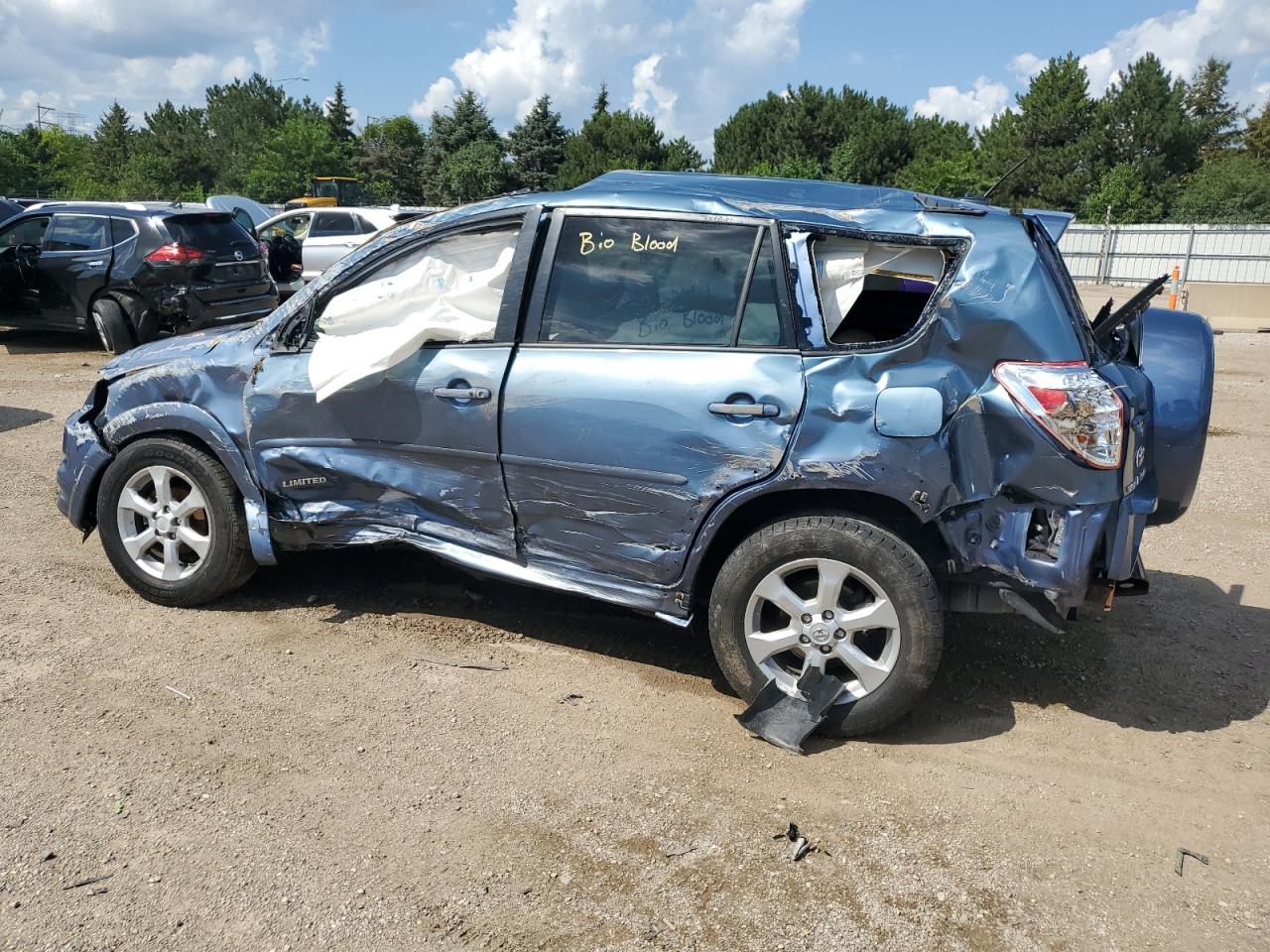 2010 Toyota Rav4 Limited blue null gas 2T3YF4DV9AW031632 photo #3