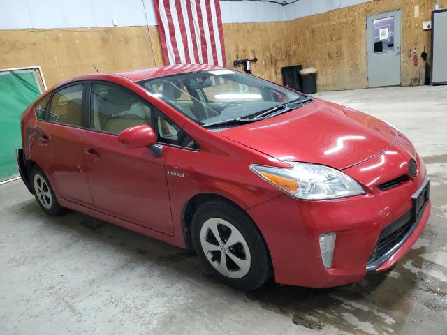  TOYOTA PRIUS 2013 Red