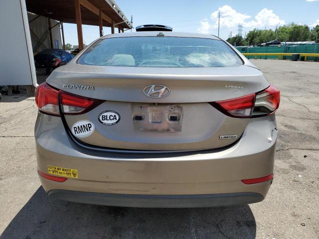  HYUNDAI ELANTRA 2014 Золотий