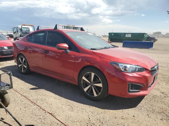  SUBARU IMPREZA 2019 Czerwony