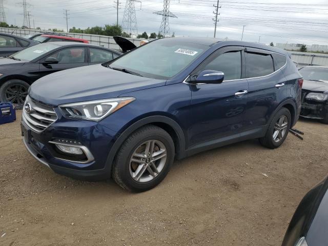 HYUNDAI SANTA FE 2018 Синий