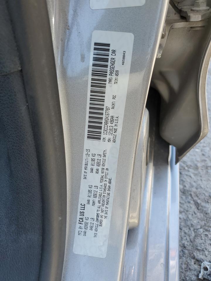 2016 Chrysler 200 Limited VIN: 1C3CCCAB0GN167787 Lot: 65837045