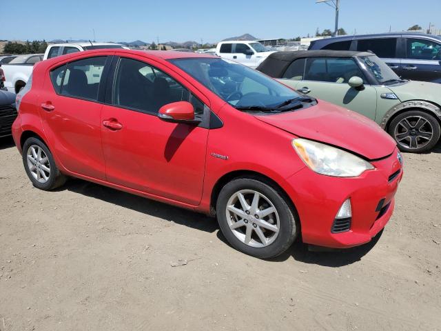  TOYOTA PRIUS 2012 Czerwony