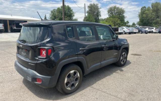 Parquets JEEP RENEGADE 2016 Czarny