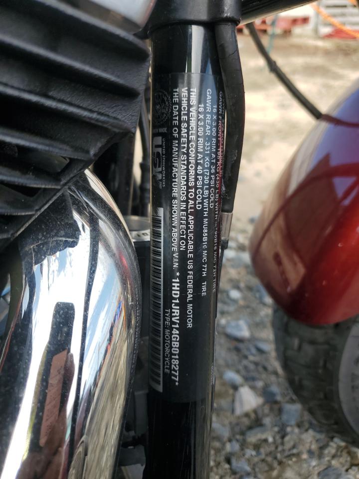 2016 Harley-Davidson Fls Softail Slim VIN: 1HD1JRV14GB018277 Lot: 63746505