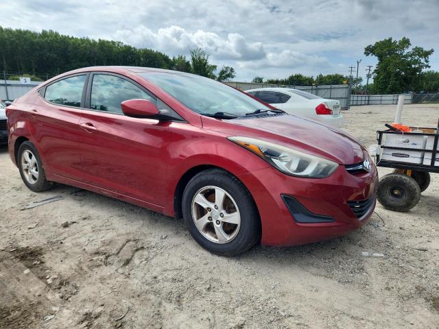  HYUNDAI ELANTRA 2015 Бордовый