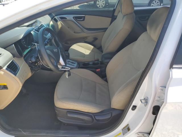  HYUNDAI ELANTRA 2012 White